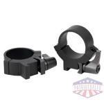 warne 1" qd .22 med matte rings