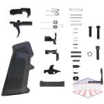 GUNTEC COMPLETE LOWER PARTS - KIT AR15 WITH A2 PISTOL GRIP