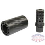 GUNTEC AR15 5.56 MUZZLE BRAKE - W/ QUICK DETACH BLAST SHIELD
