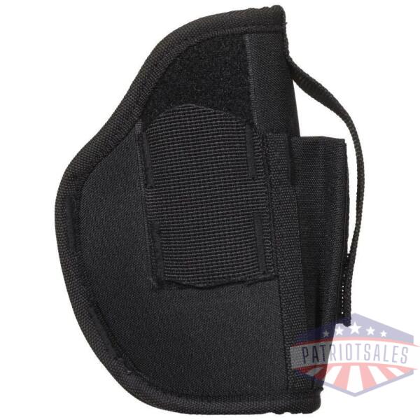 allen company ambidextrous belt holster size 6 for medium/large autos 3.25-3.75" black ambi