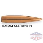berger long range hybrid target rifle bullets 6.5mm .284" 144 gr lrht 500/ct