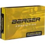 Berger OTM Tactical Rifle Ammunition .338 Norma Mag 300gr OTM 2725 fps 20/ct