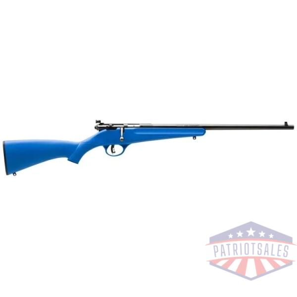 savage arms rascal rifle 22 lr single shot 16.13" barrel blue