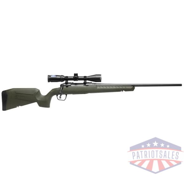 savage arms axis 2 xp rifle .243 win 4rd magazine 22" barrel od green with 3-9x40 scope