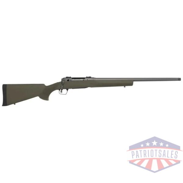 savage arms 110 trail hunter rifle .300 win mag 3rd magazine 24" threaded barrel od green