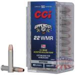 CCI Uppercut Rimfire Ammunition .22 WMR 40gr JHP 1050 fps 50/ct