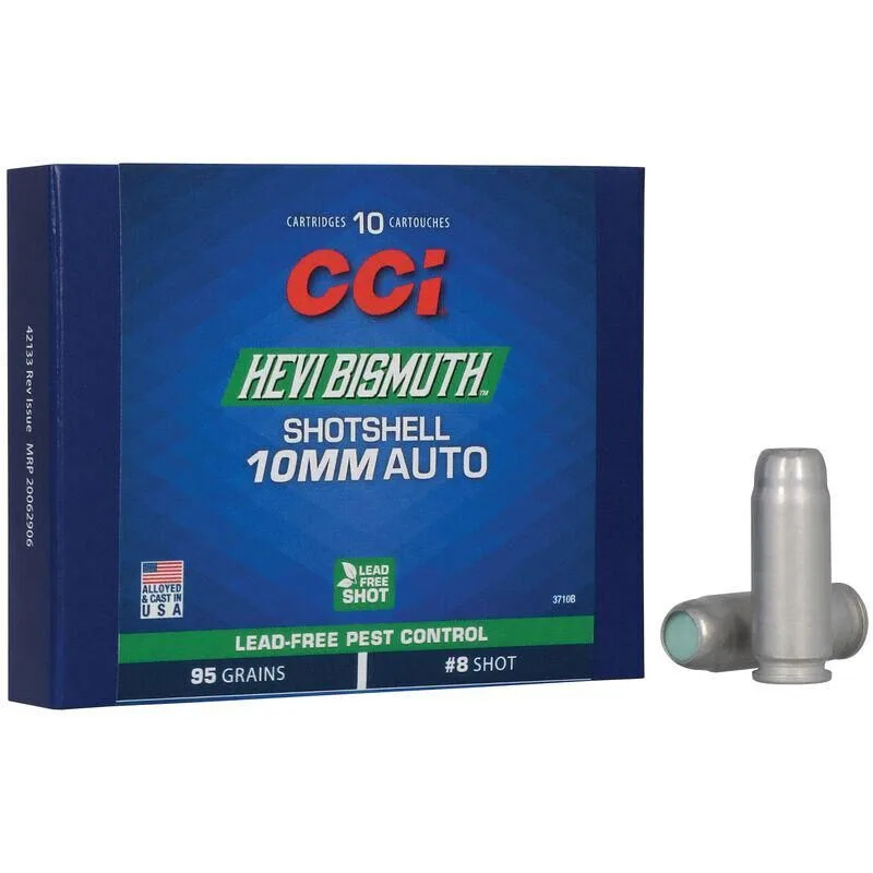 Https3A2F2Fmedia.chattanoogashooting.com2Fimages2Fproduct2Fcc3710B2Fcc3710B1 Cci pest control bismuth shotshell ammunition 10mm auto 8 shot 1300 fps 10/ct - image 1
