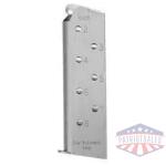 Chip McCormick Shooting Star Officer's 1911 Handgun Magazine w Pad .45 ACP Stainless Steel 7/rd