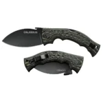 Cold Steel Colossus Folding Knife 4" Leaf Blade Black