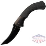 Cold Steel Black Sable XHP Folding Knife 4-1/5" Tanto Blade Black