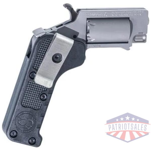 switch gun stainless steel with belt clip handgun .22 lr 5rd capacity .75" barrel polymer grip belt clip