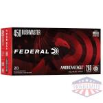 Federal American Eagle Rifle Ammunition .450 Bushmaster 260gr FMJ 2040 fps 20/ct