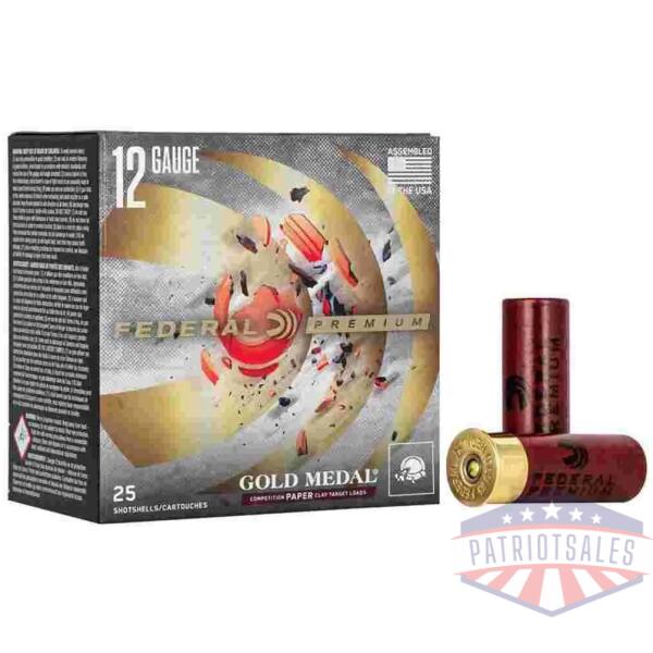 premium gold medal 12ga 2-3/4 2-3/4de 1-1/8oz 7.5 25rd