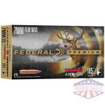 federal barnes lrx rifle ammunition 7mm rem mag 145gr pt 20/ct