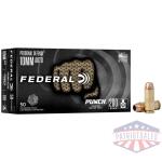 Federal Personal Defense Punch Handgun Ammunition 10mm Auto 200gr JHP 1100 fps 50/ct