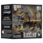Federal Black Cloud Waterfowl Shotshells 16ga 2-3/4" 7/8oz 1450fps #4 25/ct