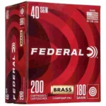 Federal Champion Training Handgn Ammunition .40 S&W 115gr FMJ 1000 fps 200/ct