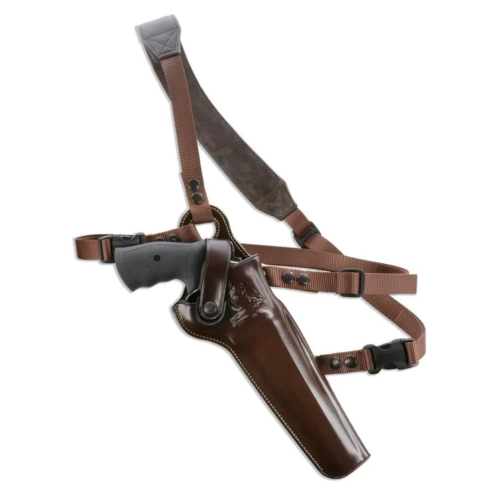 Https3A2F2Fmedia.chattanoogashooting.com2Fimages2Fproduct2Fgekk172H2Fgekk172H-1.Webp Galco kodiak chest holster for s&w x frame m500 8 3/8" barrel havana brown rh - image 1