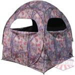 HME 2-Person Spring Steel 75 Pop-Up Ground Blind 58x58x57" - JM Camo