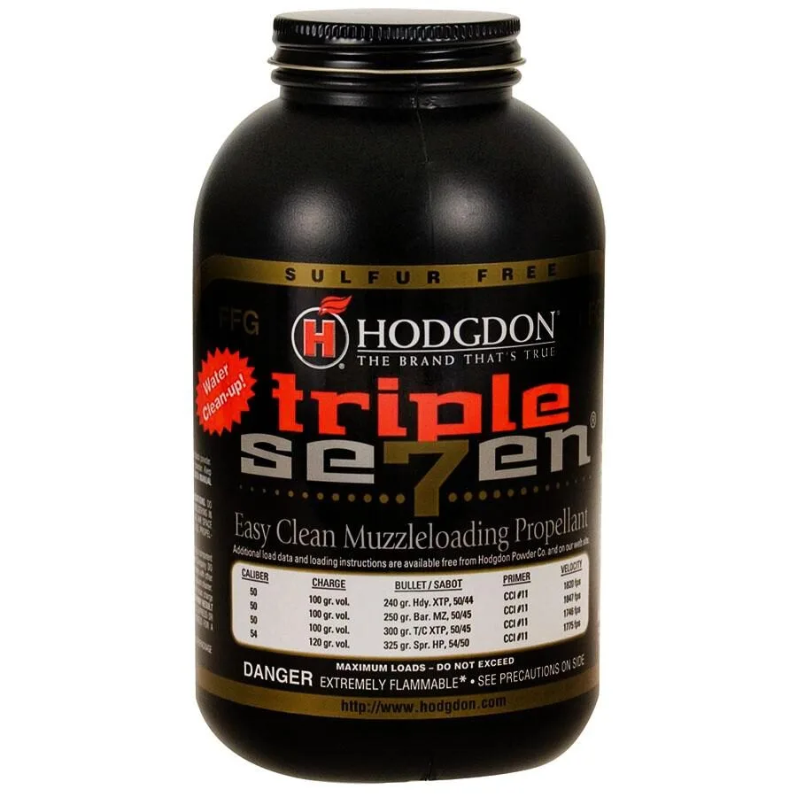 Https3A2F2Fmedia.chattanoogashooting.com2Fimages2Fproduct2Fhdt7212Fhodgdon-Triple-Seven-Granular-Powder-Muzzleloader-Ffg-1-Lbs-Hdt721 Hodgdon triple seven granular powder - muzzleloader ffg 1 lbs 1 lbs - image 1