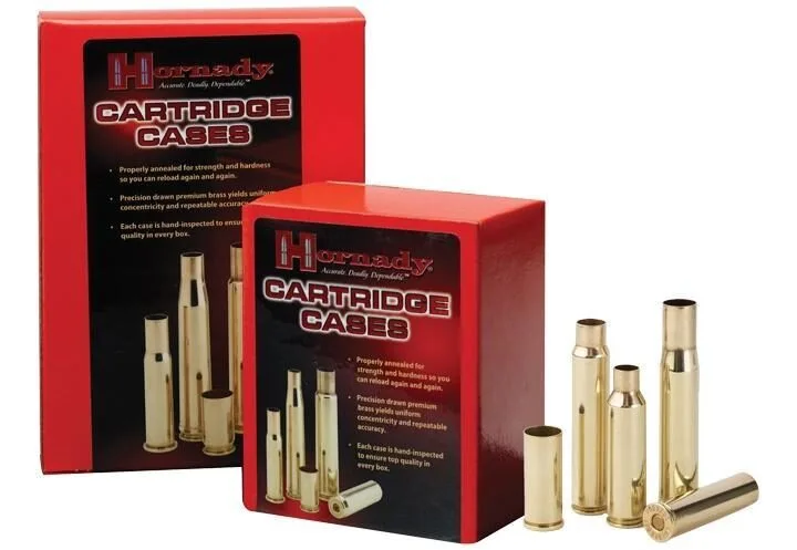 Hornady Unprimed Brass Rifle Cartridge Cases .375 H&H 50/ct