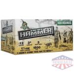 hevi-shot hevi-hammer shotshells 12ga 3" 1-1/4oz 1500 fps #3 100/ct