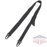 TacShield Sport Ridge 2 Point Rifle Sling 1" Wide HK Snap Hooks Black