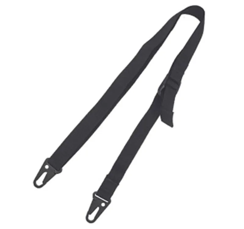 Https3A2F2Fmedia.chattanoogashooting.com2Fimages2Fproduct2Fin03501Bk2Fin03501Bk.webp Tacshield sport ridge 2 point rifle sling 1" wide hk snap hooks black - image 1