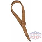 TacShield CQB Single Point Sling QD Push Button Swivel Coyote Brown