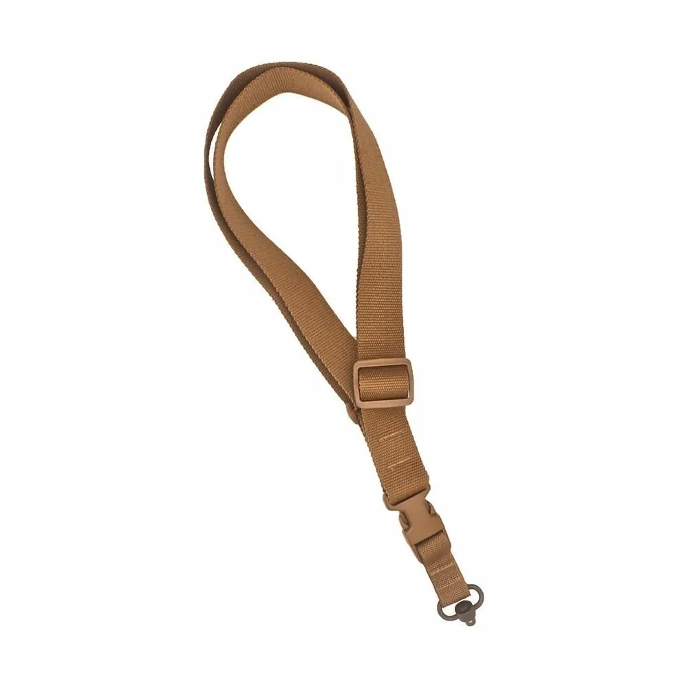 Https3A2F2Fmedia.chattanoogashooting.com2Fimages2Fproduct2Fint6006Cy2Fint6006Cy-1.Webp Tacshield cqb single point sling qd push button swivel coyote brown - image 1