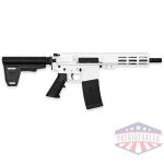 glfa 223 wylde braced pistol .223 wylde 30rd magazine 7.5" nitride barrel white finish