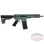 glfa 223 wylde braced pistol .223 wylde 30rd magazine 7.5" stainless steel charcoal green finish