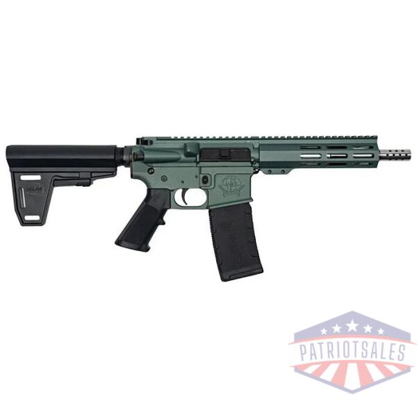 glfa 223 wylde braced pistol .223 wylde 30rd magazine 7.5" stainless steel charcoal green finish