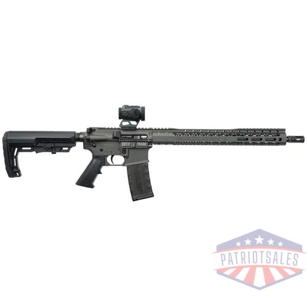 black rain ordnance bro spec 15 w/zerotech trace red dot rifle 5.56mm 30rd magazine(1) 16" barrel cobalt finish