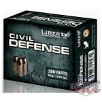 Liberty Civil Defense Handgun Ammunition .380 Auto 50 gr SCHP 1500 fps 20/ct