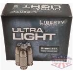 liberty ammunition ultra-light ammunition 9mm +p 50 gr. copper mono.frag hp 20/ct