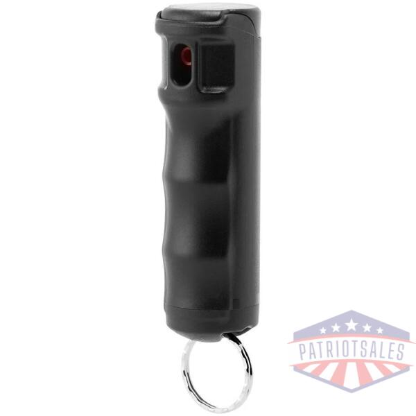 mace compact pepper spray black hard case 12' range - black