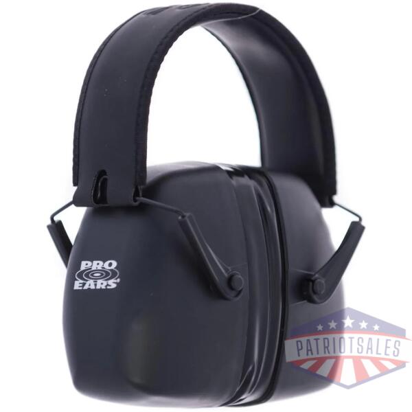 pro ears ultra gel black 29 passive earmuffs 29db black