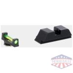 ameriglo green fiber .115 front black rear for glock gen5 17-19-19x-26-34-45