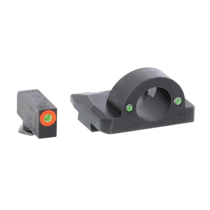Https3A2F2Fmedia.chattanoogashooting.com2Fimages2Fproduct2Fkqgl2252Fkqgl225.Webp Ameriglo ghost ring night sight set for glock models 17. 19. 26 - orange outline - image 1