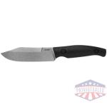 Kershaw Camp 5 Fixed Knife 4-3/4" Clip Point Blade Black