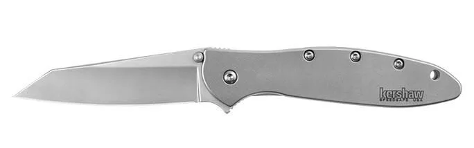 Https3A2F2Fmedia.chattanoogashooting.com2Fimages2Fproduct2Fkw1660R2Fkw1660R_1.Webp Kershaw random leek reverse tanto assisted folding knife (3" bead blast) - image 1