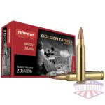 Norma Golden Target Match Rifle Ammunition .223 Rem 69 gr BTHP 1379 fps 20/ct