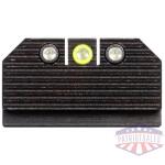 Night Fision Optics Ready Stealth Night Sight Set Yellow Front Black Back for Glock