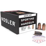 Nosler Sporting Handgun Revolver Bullets .38 cal .357" 158 gr JHP 250/ct
