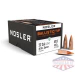 Nosler Ballistic Tip Lead Free Varmint Rifle Bullets .22 cal .224" 40 gr SPTFB-BTLF 100/ct