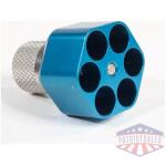 Pachmayr Aluminum Speedloader Ruger LCR SP101 327 Federal 6 Shot Blue