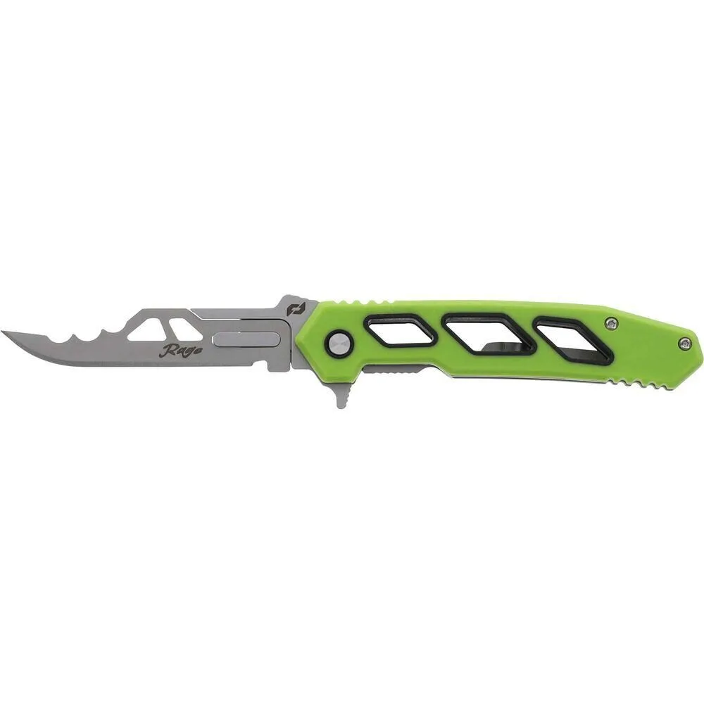 Https3A2F2Fmedia.chattanoogashooting.com2Fimages2Fproduct2Fpf11976452Fpf1197645-1.Webp Schrade isolate enrage 7 folding knife 2-3/5" replaceable blade green - image 1