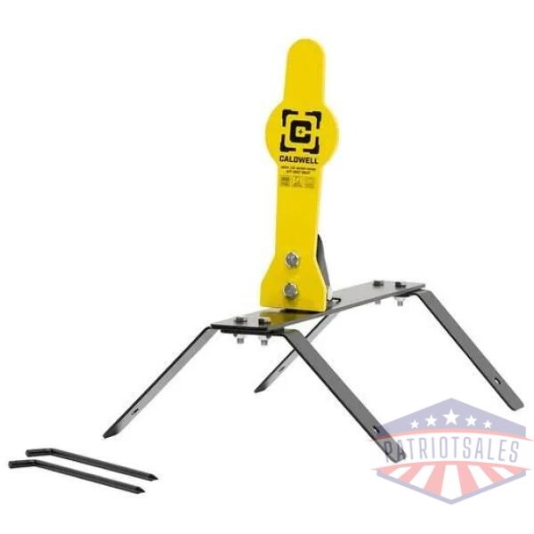 caldwell ar500 33% pepper popper auto reset target yellow