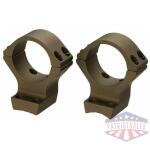 browning x-bolt integrated scope mount system mount 30mm low smoke bronze cerakote
